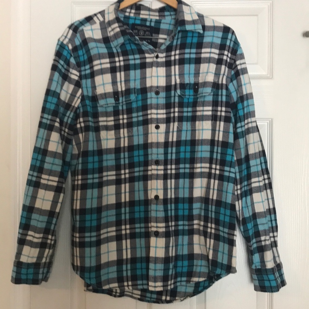 Men’s America Eagle Athletic Fit Flannel